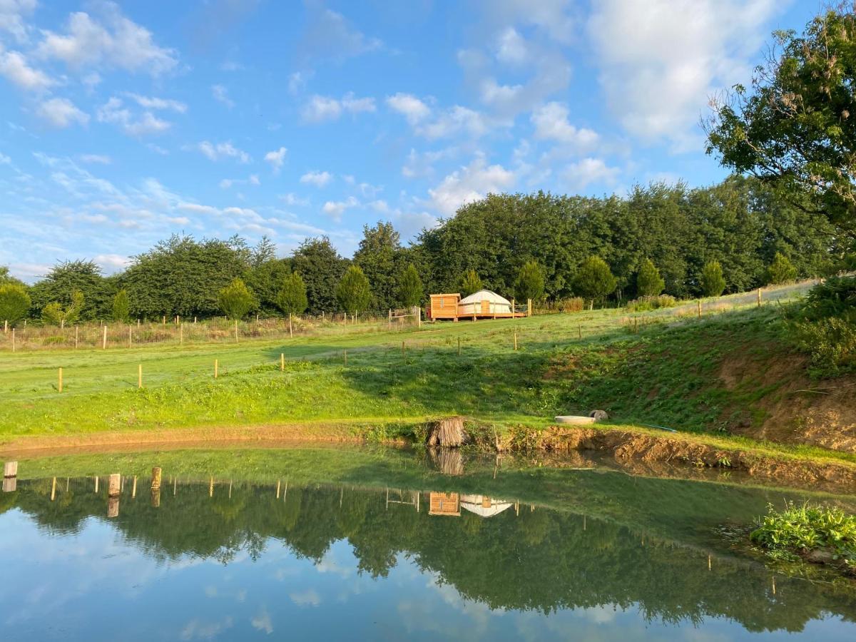 Отель Bracken Yurt At Walnut Farm Glamping Netherbury Экстерьер фото